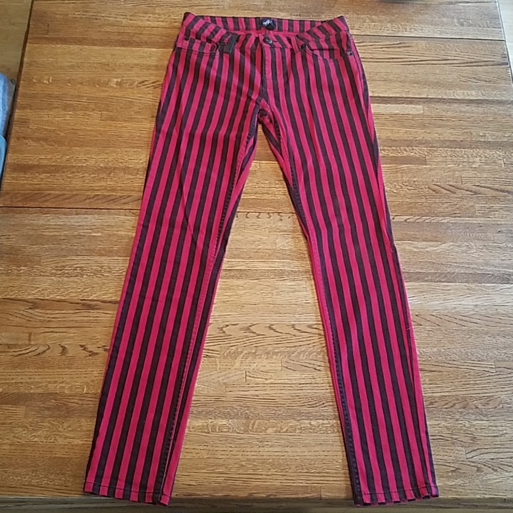 Authentic Icon striped jeans